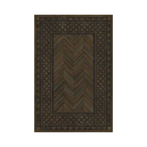 Princeton Vintage Vinyl Floorcloth - Sage InteriorsSpicher and Co