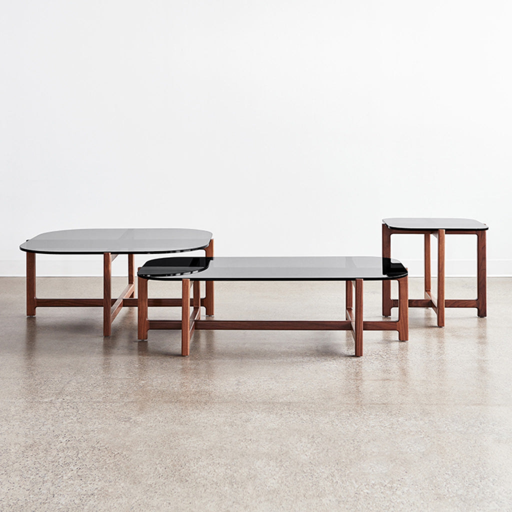 Quarry Rectangular Coffee Table with Walnut Base - Sage InteriorsgusCoffee Table