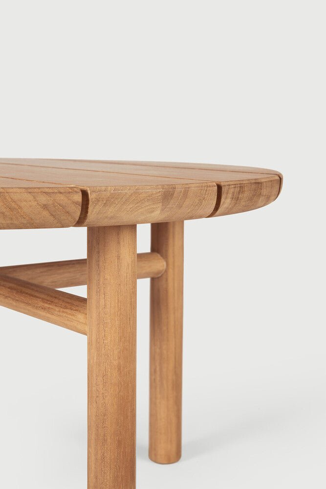 Outdoor Coffee Table – Sage Interiors Quatro Solid Teak Round Table | Sage Interiors