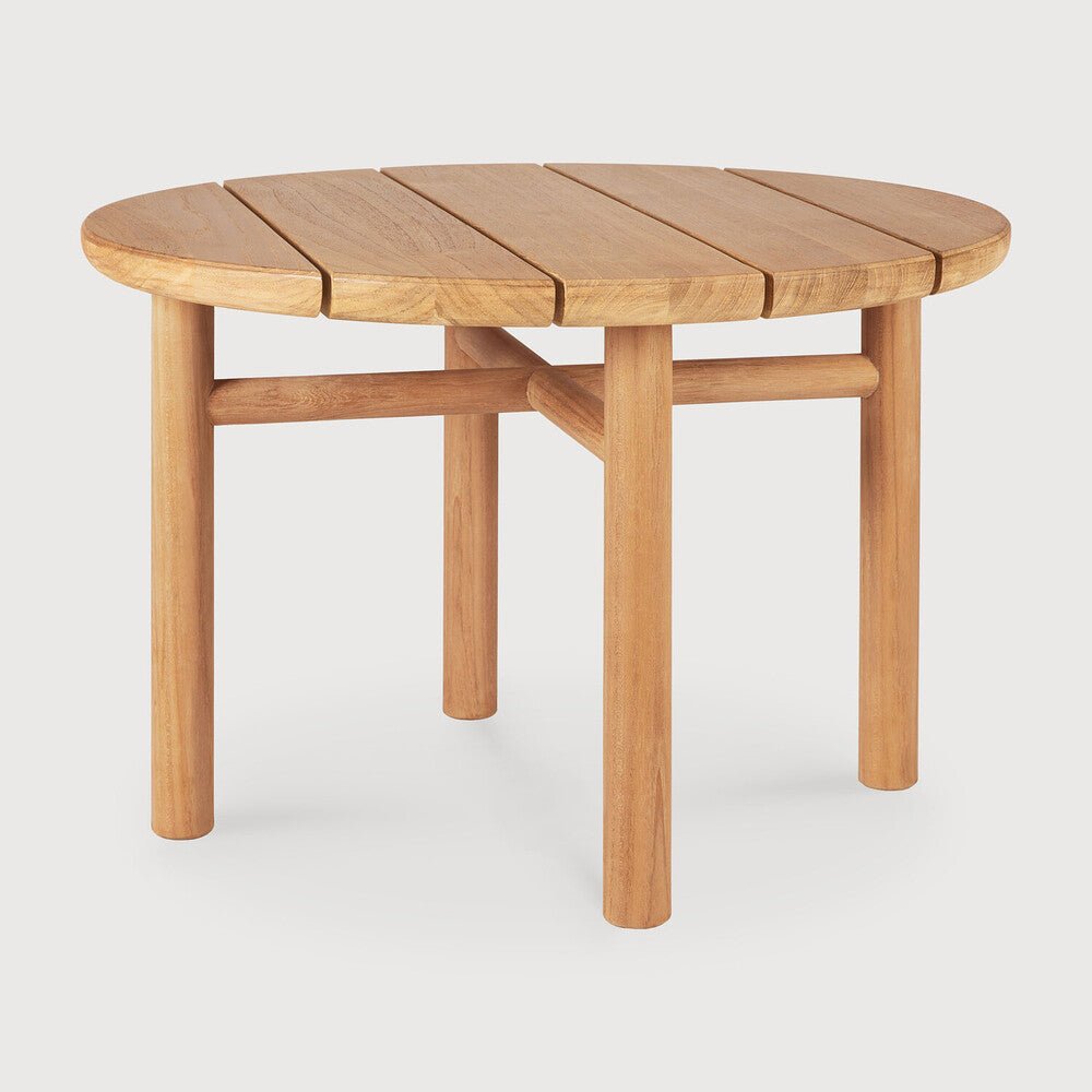 Outdoor Coffee Table – Sage Interiors Quatro Solid Teak Round Table | Sage Interiors