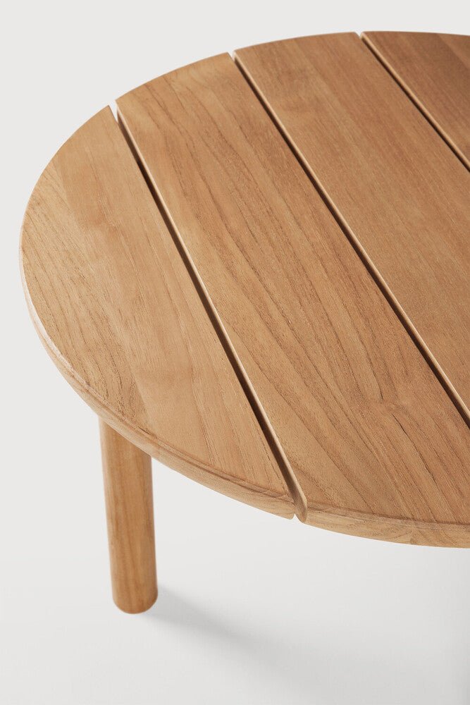 Outdoor Coffee Table – Sage Interiors Quatro Solid Teak Round Table | Sage Interiors