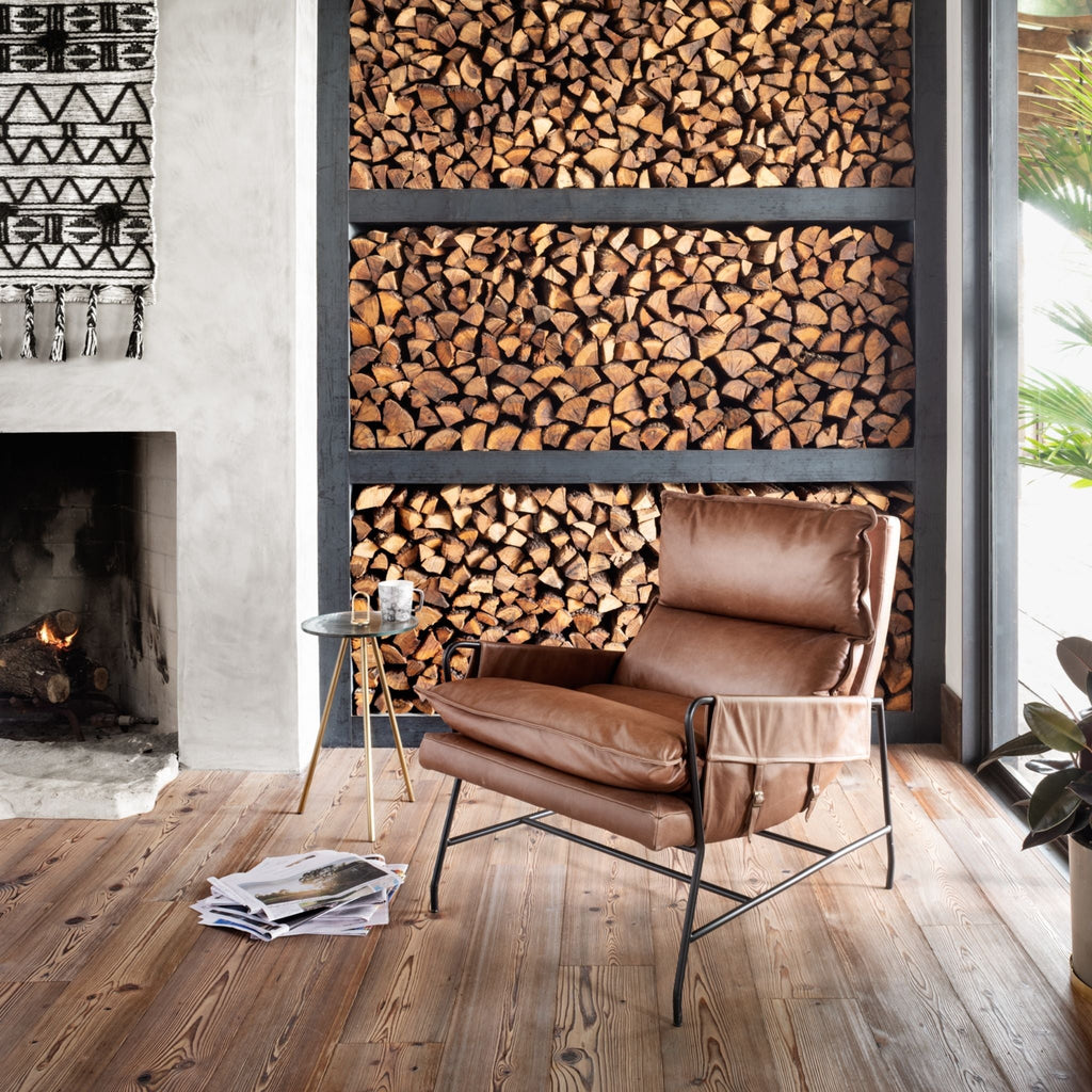 Rasche Leather Lounge Chair - Sage InteriorsFHAccent Chair