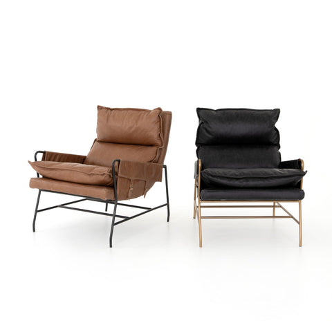 Rasche Leather Lounge Chair - Sage InteriorsFHAccent Chair