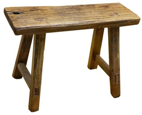 Rect. Antique Mini Stool, Large - Sage InteriorsNACH
