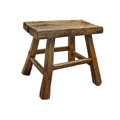 Rectangular Antique Mini Stool, Mini - Sage InteriorsNACH