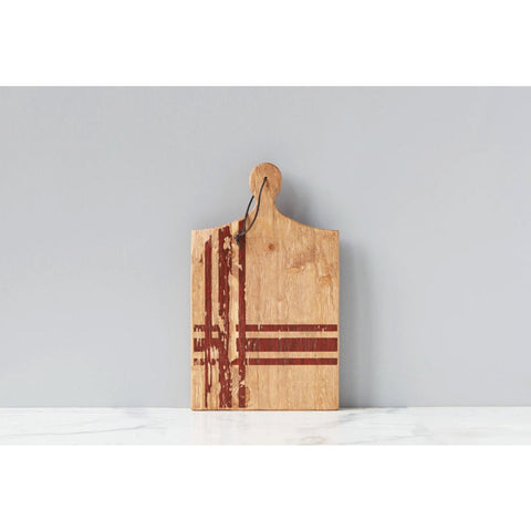 Red Tartan Charcuterie Board - Sage InteriorsETUHomeBoard