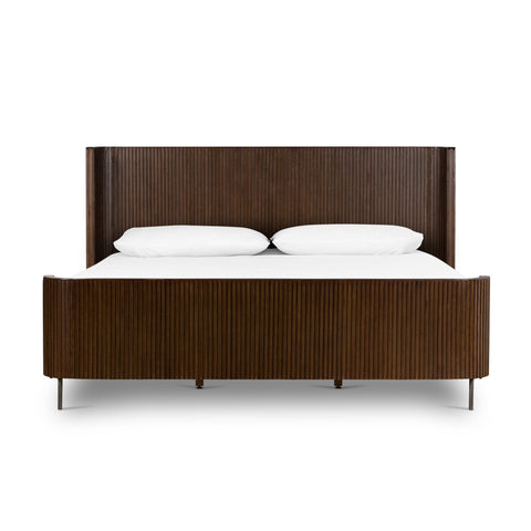 Reeding Mid - century Inspired Bed - Sage InteriorsFHbed