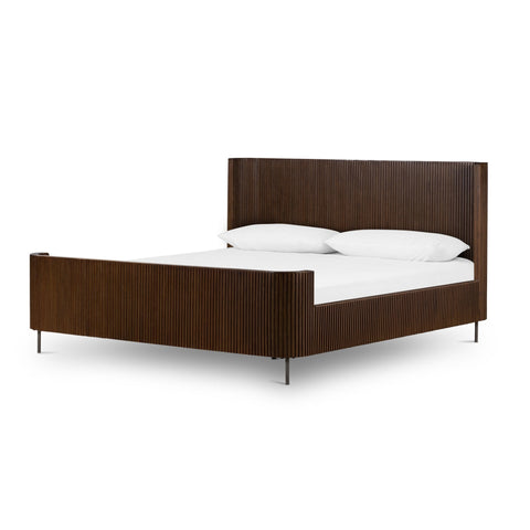 Reeding Mid - century Inspired Bed - Sage InteriorsFHbed
