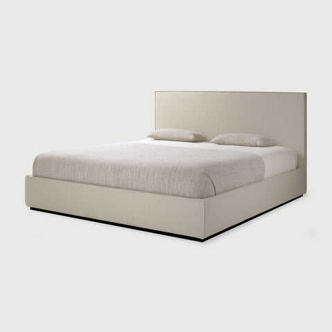 Revive Bed – Sculpted Teak Platform Bed by Sage Interiors - Sage InteriorsEthnicraft