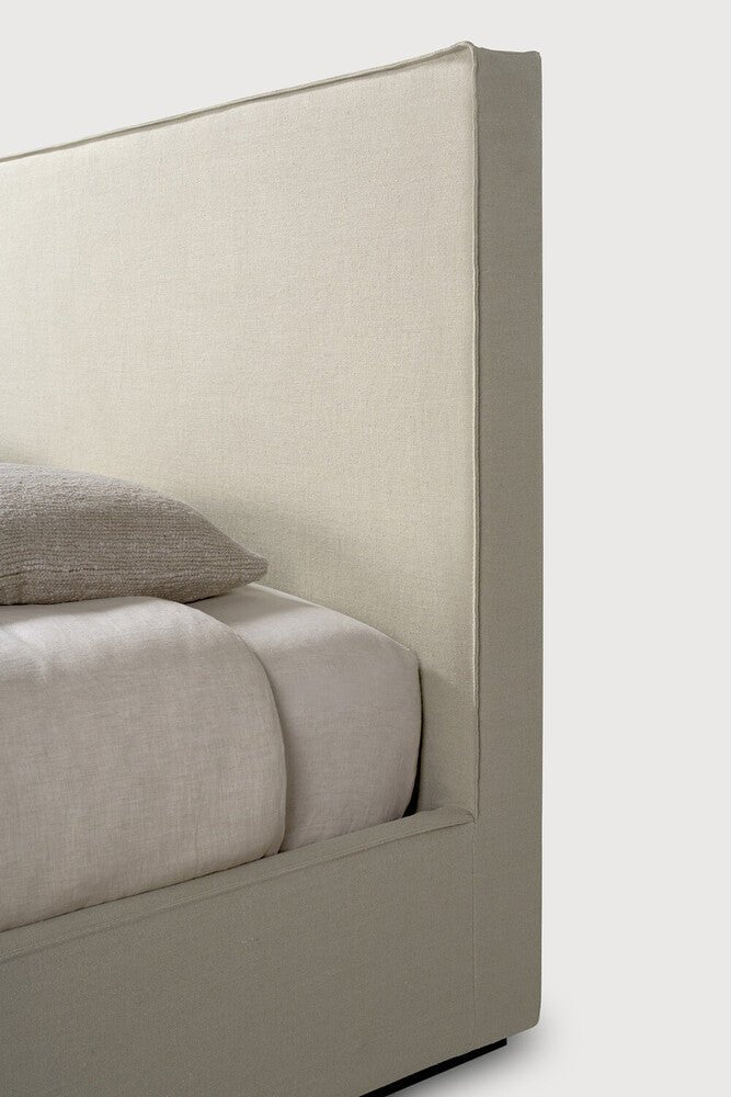 Revive Bed – Sculpted Teak Platform Bed by Sage Interiors - Sage InteriorsEthnicraft