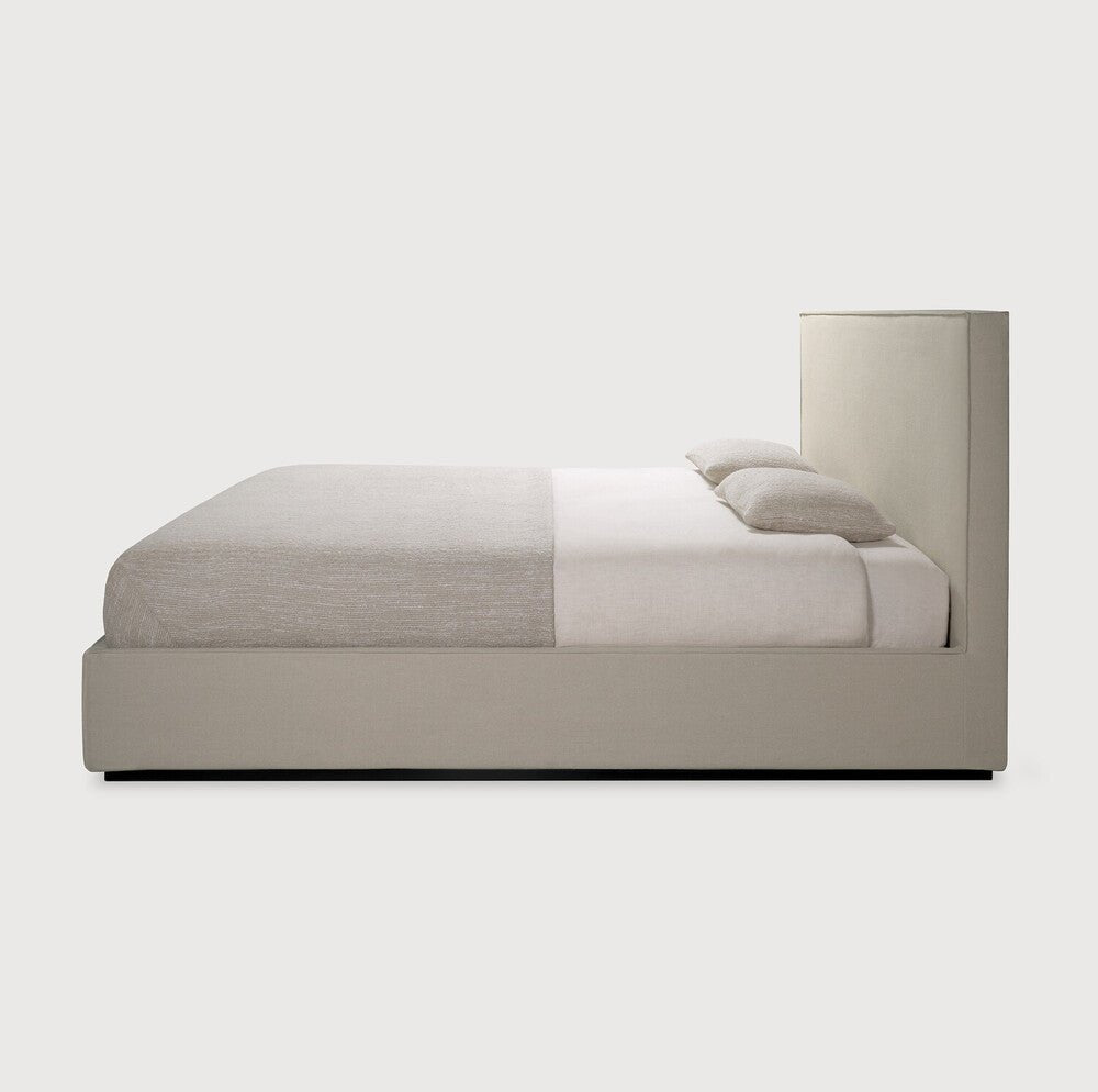 Revive Bed – Sculpted Teak Platform Bed by Sage Interiors - Sage InteriorsEthnicraft