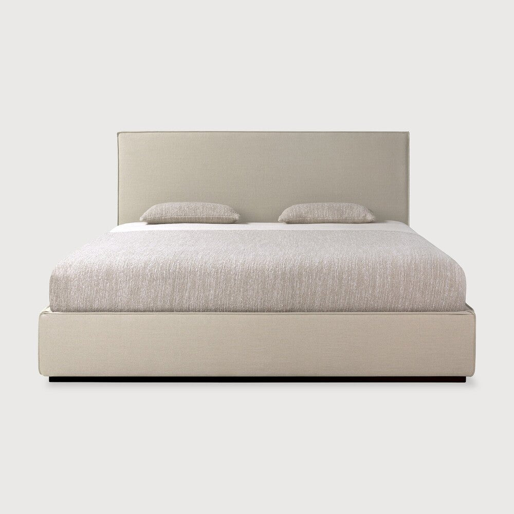 Revive Bed – Sculpted Teak Platform Bed by Sage Interiors - Sage InteriorsEthnicraft
