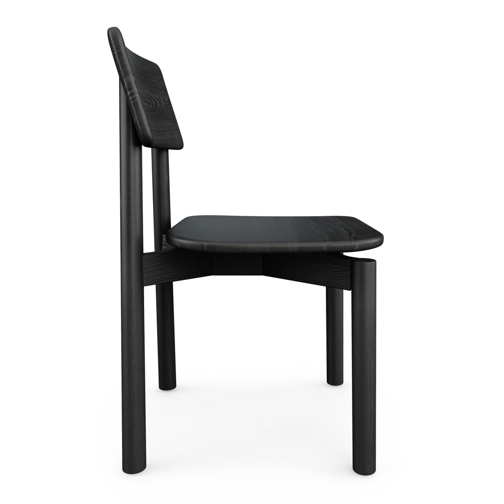 Ridley Dining Chair – Solid Ash with Sculpted Cross - Base Design - Sage InteriorsSage InteriorsRidley Dining Chair