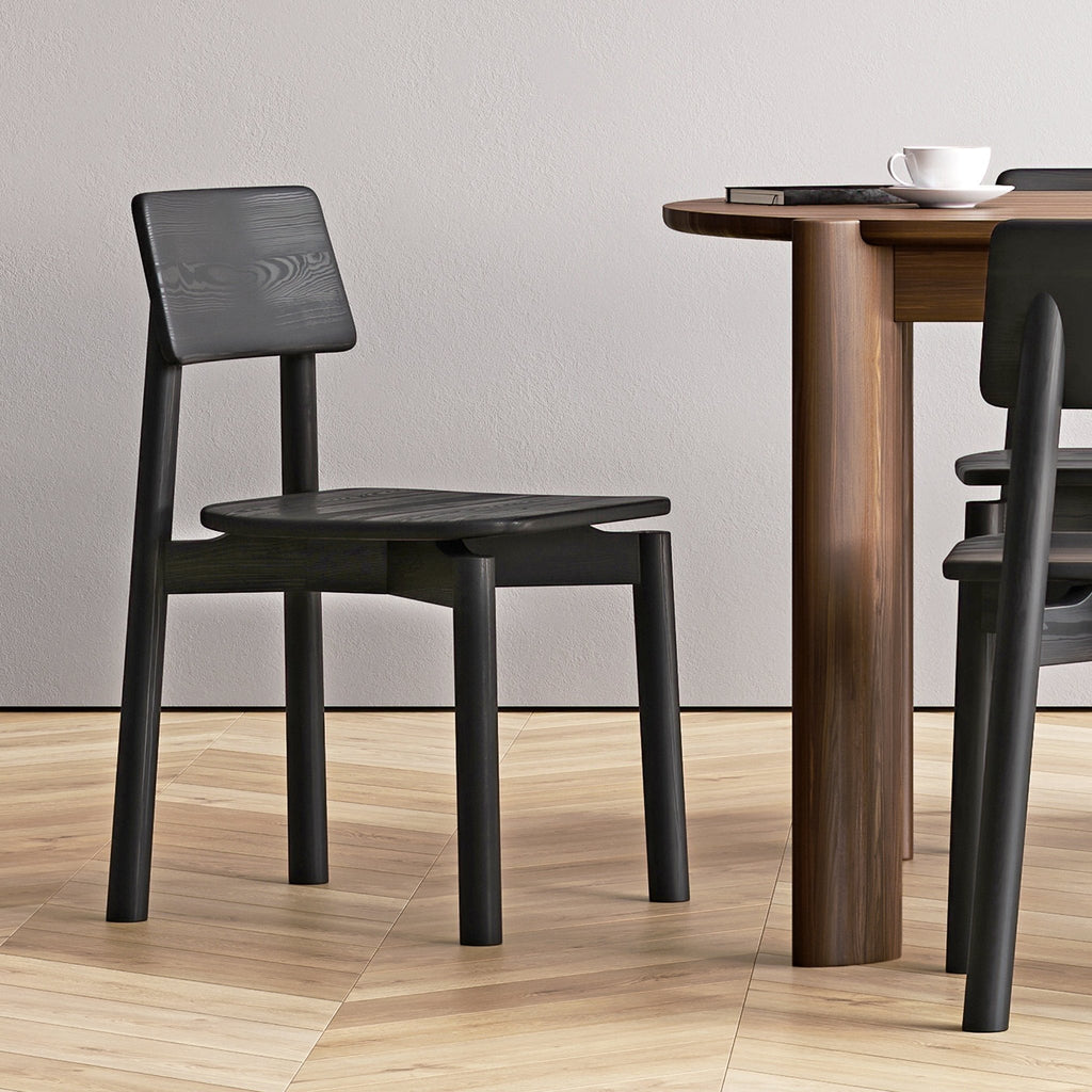 Ridley Dining Chair – Solid Ash with Sculpted Cross - Base Design - Sage InteriorsSage InteriorsRidley Dining Chair