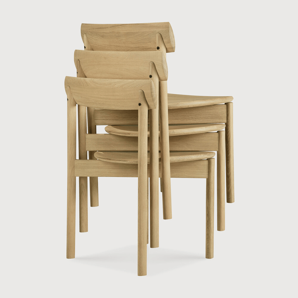 Risu Dining Chair - Varnished Oak - Sage InteriorsEthnicraftDining Chair
