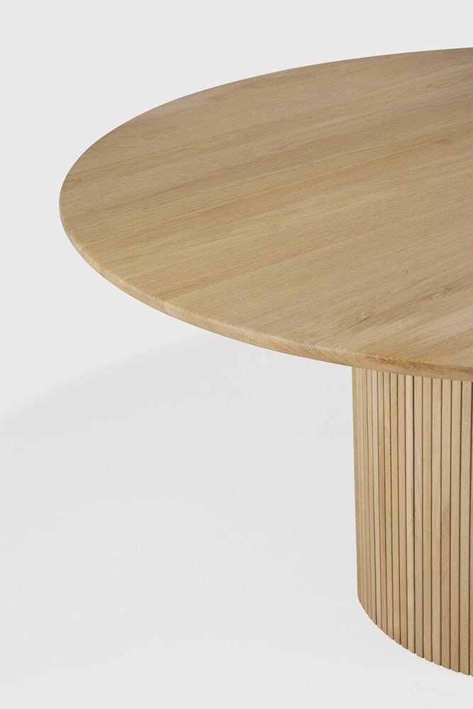 Roller Max Dining Table – Sculptural Stacked Pedestal Design - Sage InteriorsEthnicraftDining Table