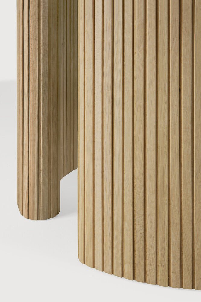 Roller Max Dining Table – Sculptural Stacked Pedestal Design - Sage InteriorsEthnicraftDining Table