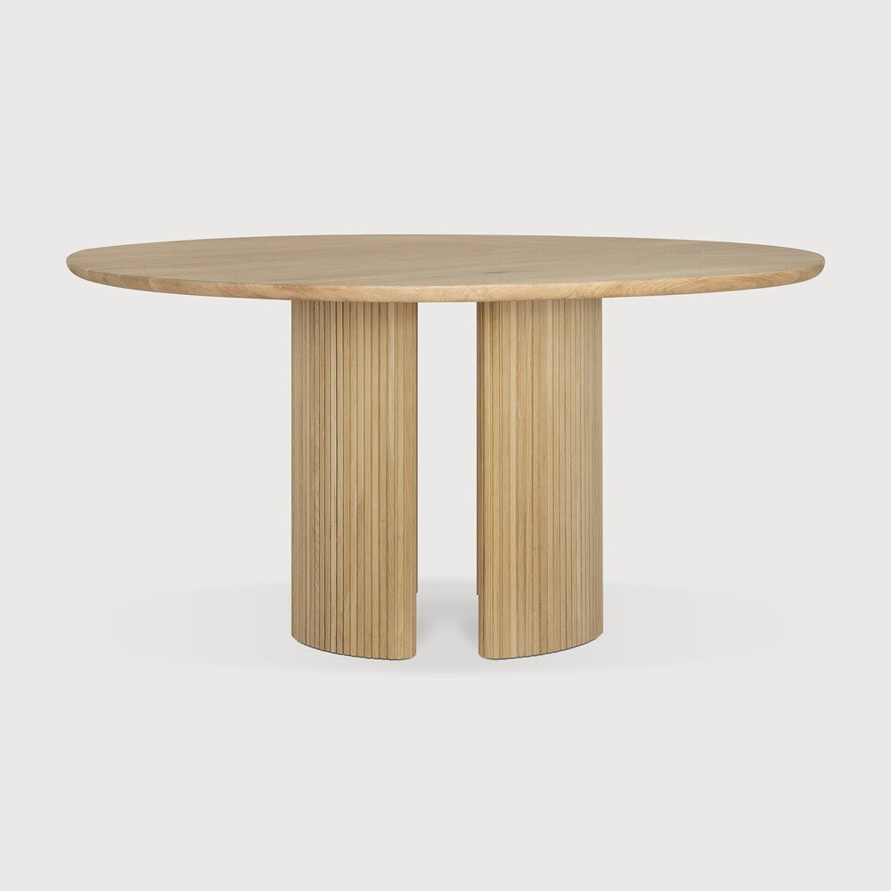 Roller Max Dining Table – Sculptural Stacked Pedestal Design - Sage InteriorsEthnicraftDining Table