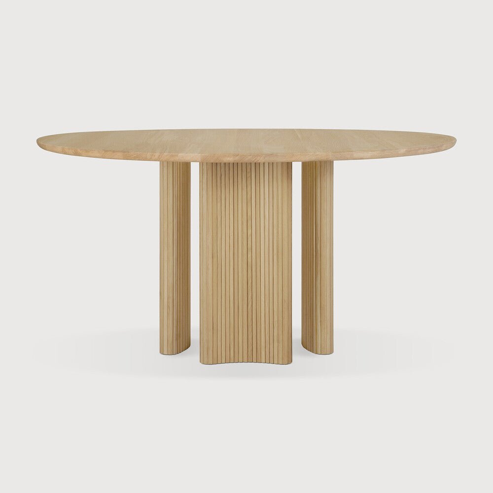 Roller Max Dining Table – Sculptural Stacked Pedestal Design - Sage InteriorsEthnicraftDining Table
