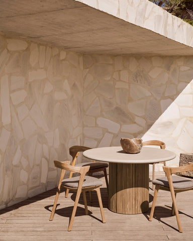 Outdoor Round Concrete Dining Table – Sage Interiors Roller Max Centrepiece | Sage Interiors
