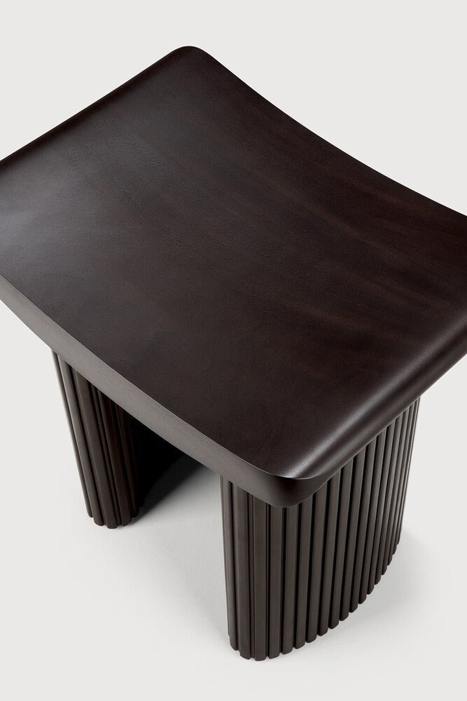 Roller Max Stool – Sculptural Wood Accent by Sage Interiors - Sage InteriorsEthnicraftStool