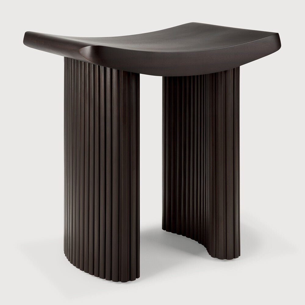 Roller Max Stool – Sculptural Wood Accent by Sage Interiors - Sage InteriorsEthnicraftStool