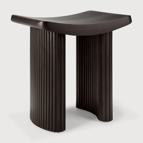Roller Max Stool – Sculptural Wood Accent by Sage Interiors - Sage InteriorsEthnicraftStool