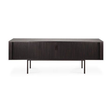 Roller Max TV Cupboard, Teak Black - Sage Interiorsethnicraftcupboard