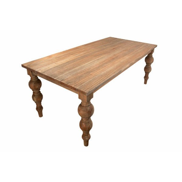 Romantic Reclaimed Wood Dining table - Sage InteriorsDovetail