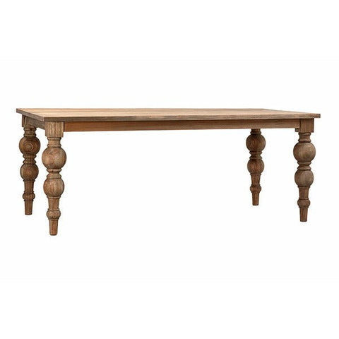 Romantic Reclaimed Wood Dining table - Sage InteriorsDovetail