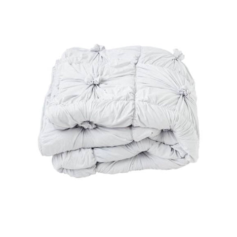 Rosette Jersey Quilt - Chalk Blue - Sage InteriorsLazybones