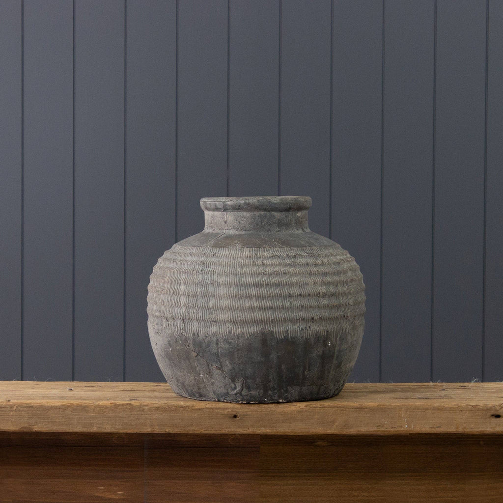 Round Terracotta Vase - Sage InteriorsAudrey's Home & Giftpot