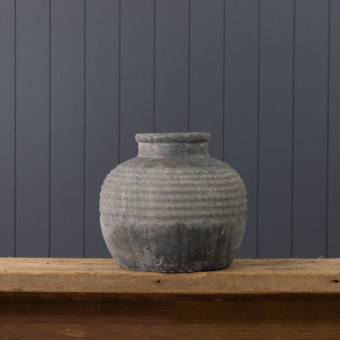 Round Terracotta Vase - Sage InteriorsAudrey's Home & Giftpot