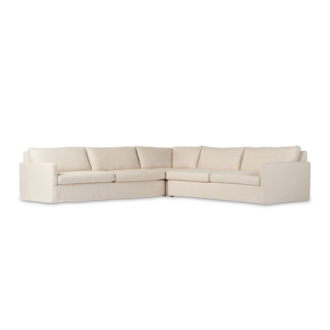 Cassie Slipcover 3 Piece Sectional