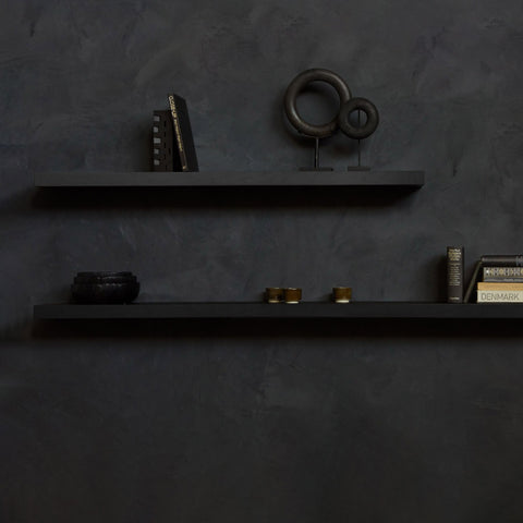 Wall Shelf, Black Oak
