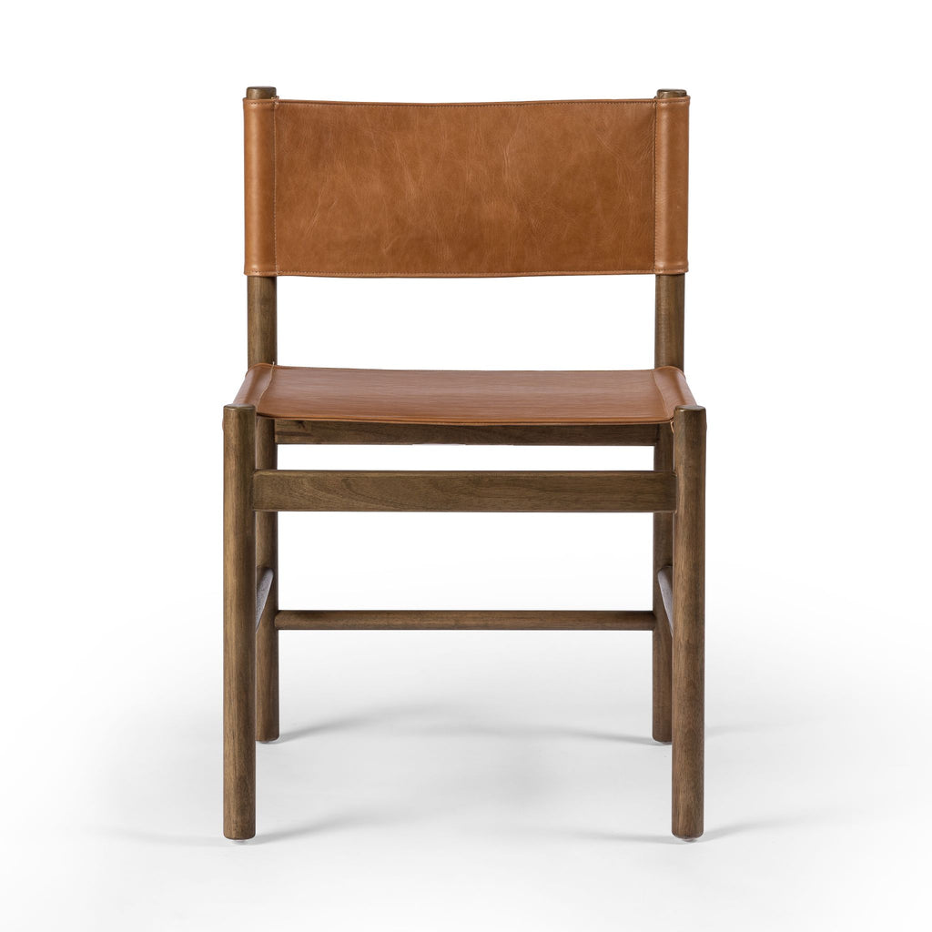 Sling Dining Chair, Leather Vintage