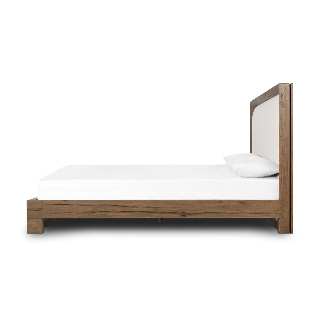 Sasson Bed, Rustic Grey Oak