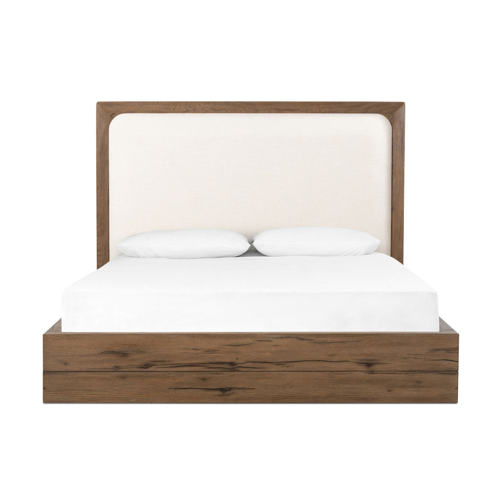 Sasson Bed, Rustic Grey Oak