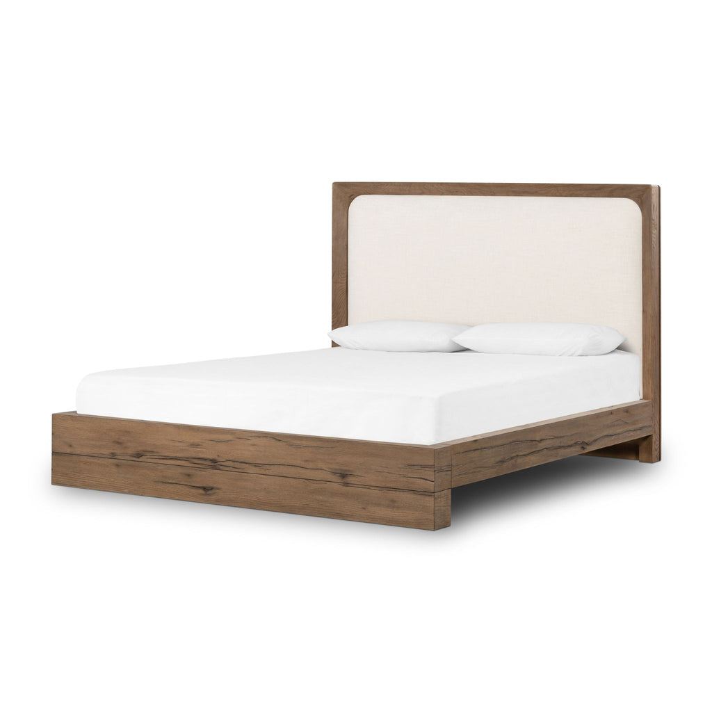 Sasson Bed, Rustic Grey Oak