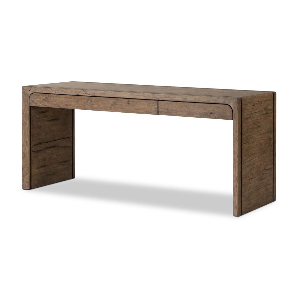 Sasson Desk, Rustic Grey Oak - Sage InteriorsFH
