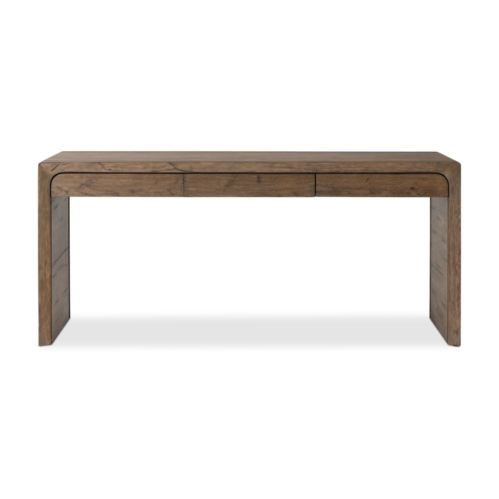 Sasson Desk, Rustic Grey Oak - Sage InteriorsFH
