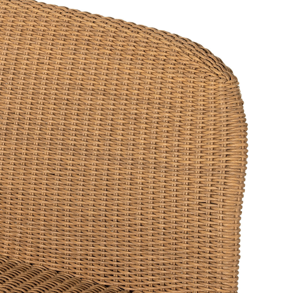 Sea Breeze Woven Outdoor Bench, Vintage Natural - Sage InteriorsFHOutdoor Bench
