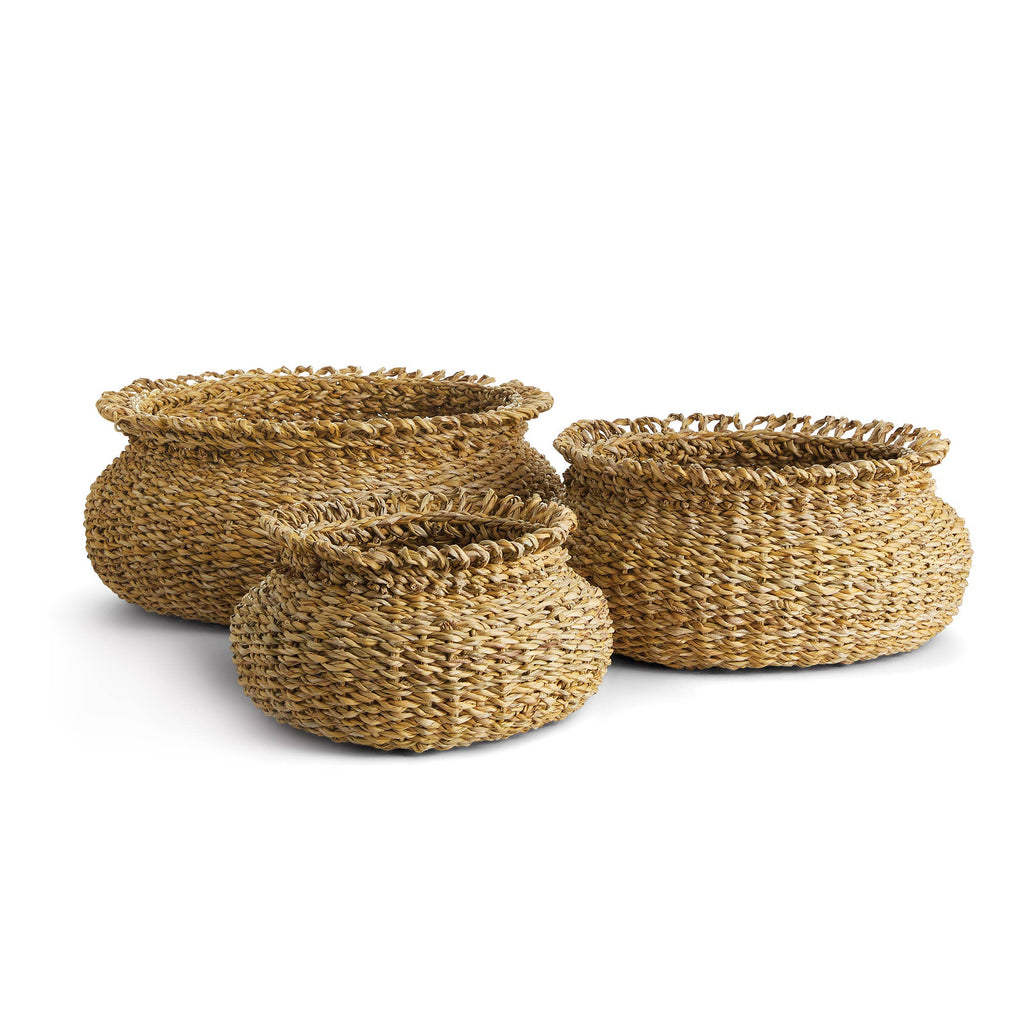 Seagrass Loop Baskets, Set of 3 - Sage InteriorsNapa Home & Garden