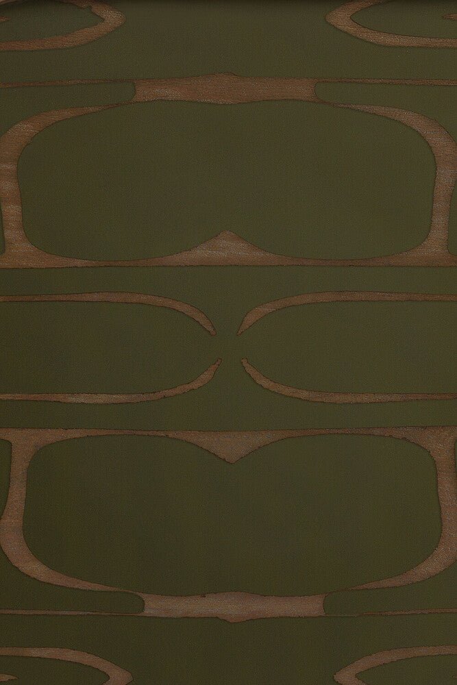 Second Nature Tray Oblong Moss Green Motif Sage Interiors - Sage InteriorsEthnicrafttray