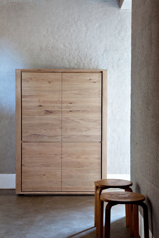 Shadow Oak Cupboard – Modern Solid Wood Storage Cabinet by Sage Interiors - Sage InteriorsEthnicraft