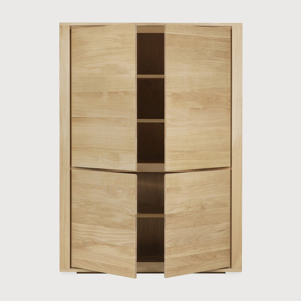 Shadow Oak Cupboard – Modern Solid Wood Storage Cabinet by Sage Interiors - Sage InteriorsEthnicraft