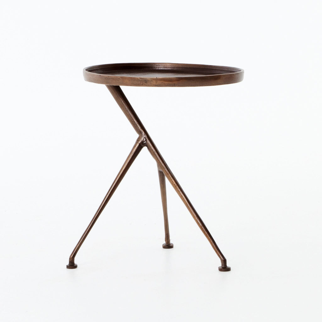 Tripod Accent Side Table, Delivered to You Sooner