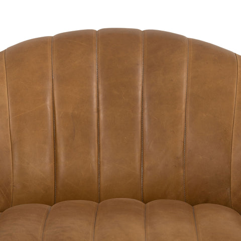 Simone Leather Swivel Chair - Sage InteriorsFHAccent Chair