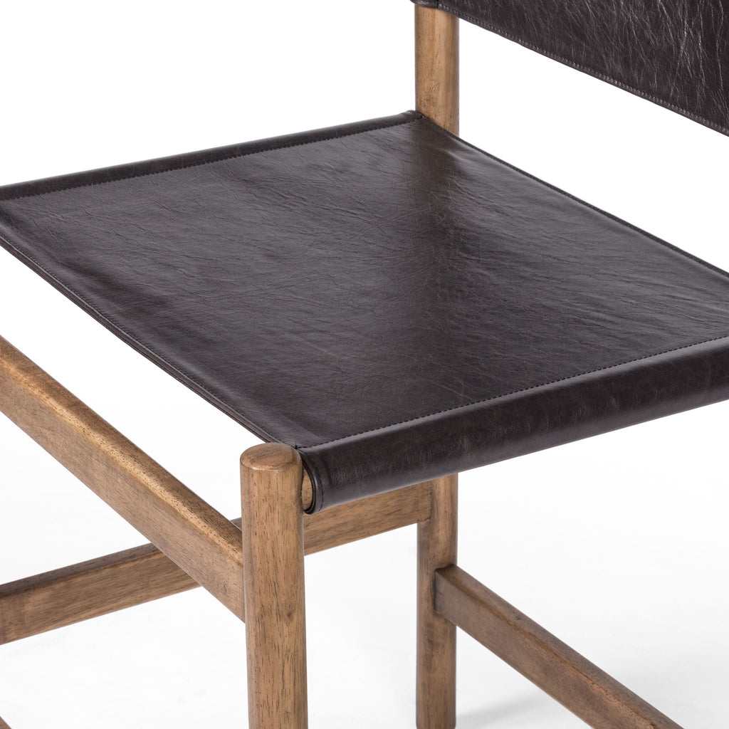 Sling Bar + Counter Stool, Leather Vintage Black - Sage InteriorsFH
