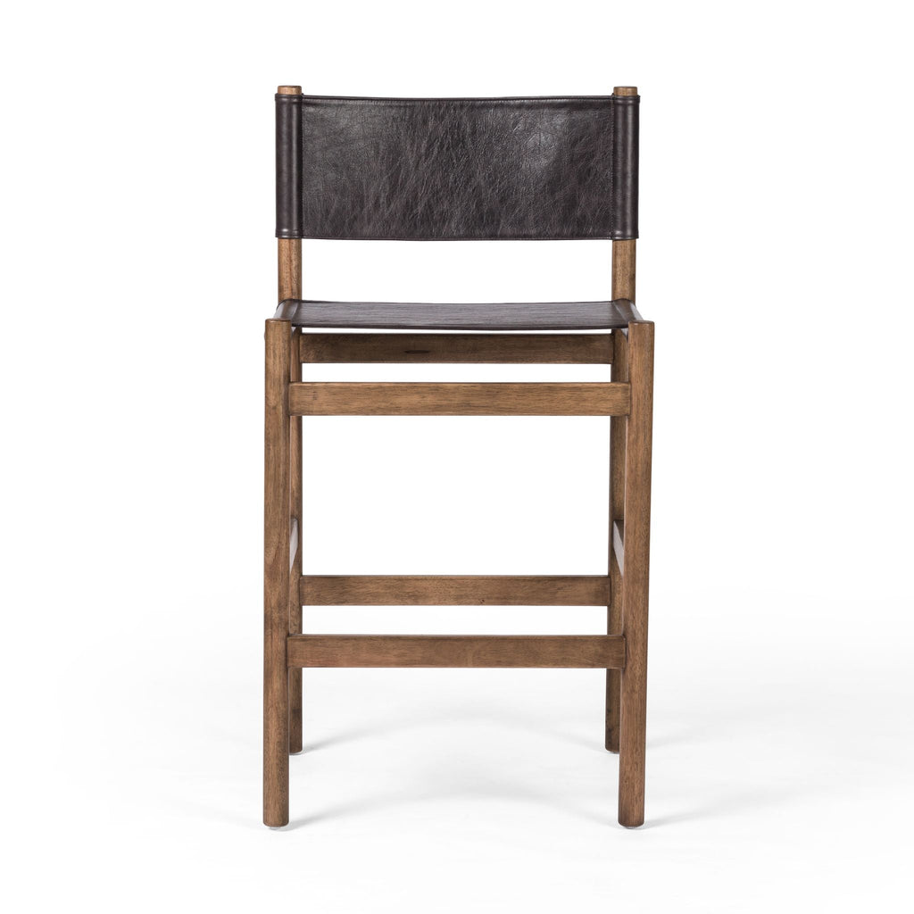 Sling Bar + Counter Stool, Leather Vintage Black - Sage InteriorsFH